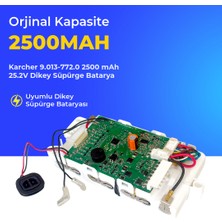 Ümit Maker Karcher 9.013-772.0 2500 Mah 25.2V Dikey Süpürge Batarya