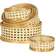Evdema 5 Li Rattan Tepsi Seti