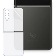 Schitec Tecno Phantom V Flip2 Uyumlu Arka Yüzey Hidrojel Koruyucu Film