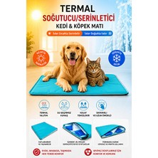 UltraNova Vaelmont Termal Soğutucu Kedi ve Köpek Matı Turkuaz - Serin ve Konforlu Yüzey Kedi ve Köpek Yatağı