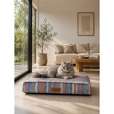 Vaelmont Yıkanabilir Fermuarlı Yer Minderi ve Mat, Üst Kalite Konfor Kedi ve Köpek Yatağı