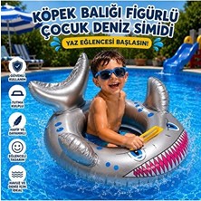 Vaelmont Köpek Balığı Figürlü Çocuk Deniz Simidi Kolluk & Simit