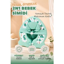 Vaelmont Çocuklar Için Dinazor Desenli Oturmalı Yüzme Simidi - Güvenle Eğlenin Kolluk & Simit
