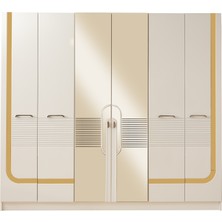 Aydınev Pera Mdf 6 Kapılı Dolap