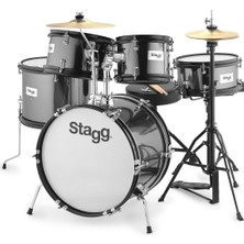 Stagg Tım Jr 5/16B Bk 5 Parça Çocuk Akustik Davul Seti Siyah