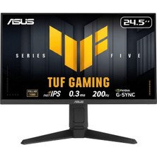 Asus 24.5" Tuf Gamıng VG259QL5A-OUT (Outlet) 0.3ms 200Hz Full Hd Pivot IPS Oyuncu Monitörü