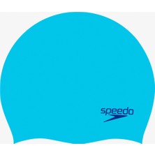 Speedo Moulded Silicon Çocuk Mavi Havuz Bonesi.-