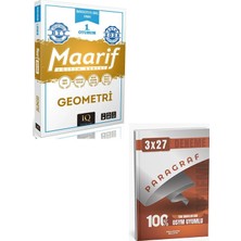 Anla Kazan Yayınları 2027 Iq 2028 Yks Tyt Geometri Maarif Eğitim Serisi 1. Oturum+Anla Kazan Paragraf Deneme