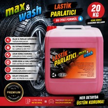 Max&wash 20 kg Lastik Parlatıcı | Profesyonel Lastik Parlatma ve Bakım Ürünü | Uzun Süre Kalıcı Parlaklık