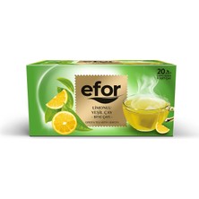 Efor Çay Efor Yeşil Çay Limon Bitki ve Meyve Çayı 1,75 gr x 20 Süzen Poşet