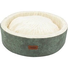 UltraNova Vaelmont Yumuşak Donut Kedi ve Köpek Yatağı, Rahat Uyku Için Ideal 50X50X17 cm