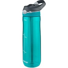 Gndz Home Üniseks Ashland Autospout Pipetli Büyük Bpa Içermeyen Plastik Su Şişesi Turkuaz 720 ml