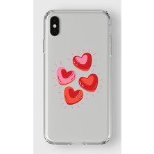 Moonset Iphone X/xs Uyumlu Baskılı Yumuşak Silikon Şeffaf Telefon Kılıfı