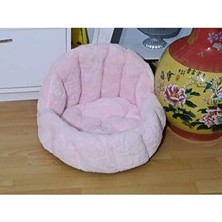 Vaelmont Peluş Köpek ve Kedi Yatak Pembe - Yüksek Kalite ve Konforlu Uyku Alanı Kedi ve Köpek Yatağı