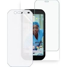 Schitec Cat S42 Uyumlu Ön Yüzey Nano Şeffaf Hidrojel Ekran Koruyucu
