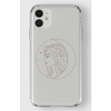 Moonset Iphone 11 Uyumlu Baskılı Yumuşak Silikon Şeffaf Telefon Kılıfı