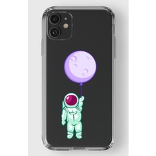 Moonset Iphone 11 Uyumlu Baskılı Yumuşak Silikon Şeffaf Telefon Kılıfı