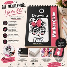 Dream Art Galery Sketchbook Çizim Defteri Marker Çizim Defteri A5 Boyutunda