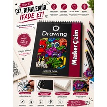 Dream Art Galery Sketchbook Çizim Defteri Marker Çizim Defteri A5 Boyutunda