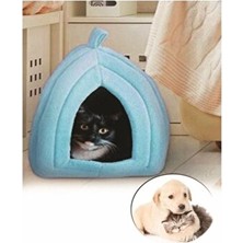 UltraNova Vaelmont Siyah Polar Kedi ve Köpek Yatağı, Yumuşak ve Isı Yalıtımlı