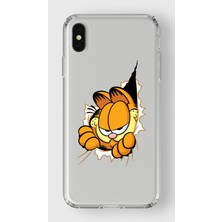 Moonset Iphone Xs Max Uyumlu Baskılı Yumuşak Silikon Şeffaf Telefon Kılıfı