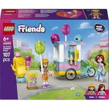 Gndz Home Dondurma ve Balon Standı 42692 – 6 Yaş ve Üzeri Çocuklar Için Liann ve Paisley Mini Bebekleri ile Çeşitli Aksesuarlar Içeren Yaratıcı Oyuncak Yapım Seti, Hediye Fikri (107 Parça)