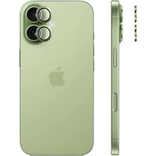 Gndz Home Safir Temperli Kamera Lens Koruyucu, iPhone 17 ile Uyumlu (Ada Çayı)