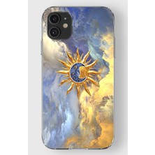 Moonset Iphone 11 Uyumlu Baskılı Yumuşak Silikon Şeffaf Telefon Kılıfı