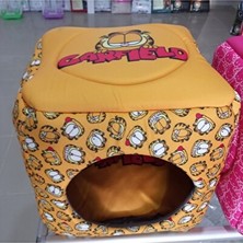 Vaelmont Sarı Renkli Pet Yatağı ve Minderi, Konfor ve Dekoratif Şıklık Kedi ve Köpek Yatağı