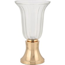 Evdema Gold Kupa Küçük Mumluk  15*15*30 cm