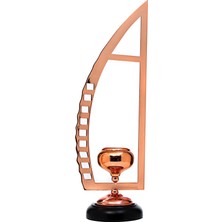 Evdema Bronz Yelken Mumluk 14,5*12*41 cm