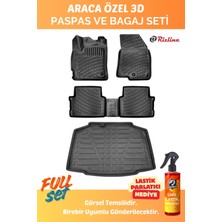 Rizline Nissan Qashqai 2022 Sonrası E-Power Alt Bagaj  Araca Özel Full Set Paspas Seti ve Bagaj Havuzu
