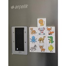 Gndz Home Efe'nin Hayvanat Bahçesi Seri-2 / Manyetik Eğitici Oyuncak 20 Hayvan Figürü/yeni Ürün