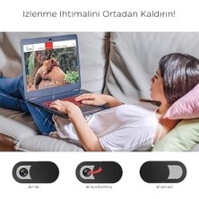 Gndz Home 5 Adet Webcam Kapatıcı 0,7 mm Ince - (Web Kamerası) MacBook Pro, Imac, Laptop, Pc, iPad Pro, Iphone, Akıllı Telefon Uyumlu