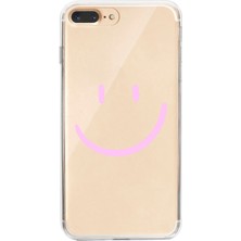 Moonset Iphone 7 Plus / 8 Plus Uyumlu Baskılı Yumuşak Silikon Şeffaf Telefon Kılıfı