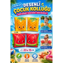 Vaelmont Desenli Çocuk Kolluğu, Renkli ve Eğlenceli Yüzme Seti Kolluk & Simit