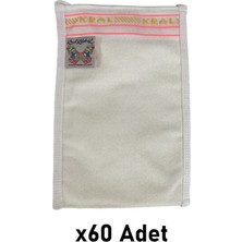 Kelebek Kese Kral Beyaz Kalın Sert Spa Kese Banyo Kesesi 60 Adet