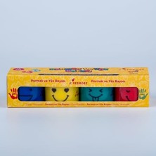 Gndz Home Süper Yıkanabilir Parmak Boyası 4X60 gr