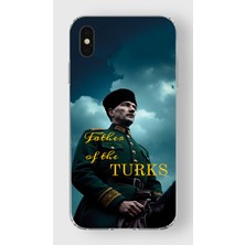 Moonset Iphone Xs Max Uyumlu Baskılı Yumuşak Silikon Şeffaf Telefon Kılıfı