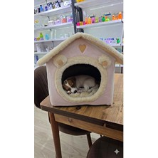 Vaelmont Kedi ve Köpek Evi - Yumuşak Derin Uyku Yatağı ve Kış Evi Kedi ve Köpek Yatağı