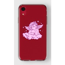 Moonset Iphone Xr Uyumlu Baskılı Yumuşak Silikon Şeffaf Telefon Kılıfı