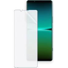 Schitec Sony Xperia 5 Iv Uyumlu Ön Yüzey Nano Şeffaf Hidrojel Ekran Koruyucu