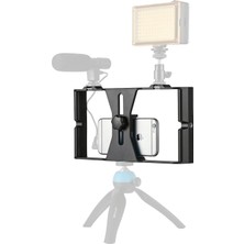 Gndz Home Cep Telefonu Için Tutucu Kafes, Canlı Yayın Vlog, Kick, Youtubes Için Mini Taşınabilir Panel, Kıskaçlı Telefon Tutucu, Youtube ve Yayıncı Telefon Sabitleyici PU3007 (PU3007 - Kırmızı)