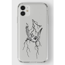 Moonset Iphone 11 Uyumlu Baskılı Yumuşak Silikon Şeffaf Telefon Kılıfı