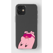 Moonset Iphone 12 /12 Pro Uyumlu Baskılı Yumuşak Silikon Şeffaf Telefon Kılıfı