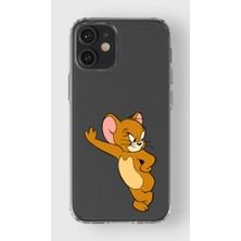 Moonset Iphone 12 Mini Uyumlu Baskılı Yumuşak Silikon Şeffaf Telefon Kılıfı