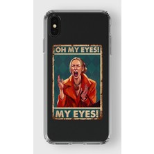 Moonset Iphone Xs Max Uyumlu Baskılı Yumuşak Silikon Şeffaf Telefon Kılıfı