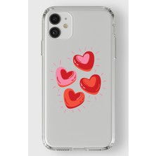 Moonset Iphone 11 Uyumlu Baskılı Yumuşak Silikon Şeffaf Telefon Kılıfı