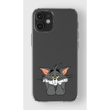 Moonset Iphone 12 Mini Uyumlu Baskılı Yumuşak Silikon Şeffaf Telefon Kılıfı