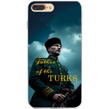 Moonset Iphone 7 Plus / 8 Plus Uyumlu Baskılı Yumuşak Silikon Şeffaf Telefon Kılıfı